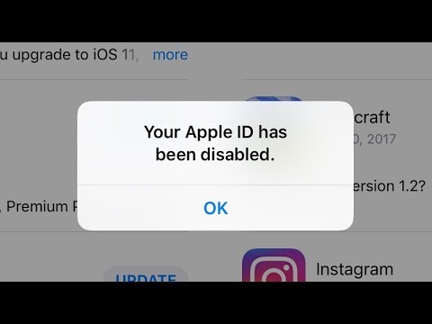 Apple Id Has Been Disabled App Store